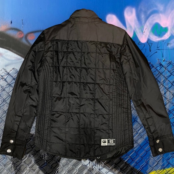 💥SOLD💥GStar Raw Hawkeye Quilted Jacket Street Utility Mens M CoaT Overshirt - Picture 10 of 10